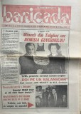 Revista Baricada nr. 46, Almanah 1990, 12 pagini, brosat, format 42x30 cm, limba romana