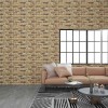 Panouri de perete 3D, model cărămidă nisipiu &icirc;nchis 10 buc. EPS