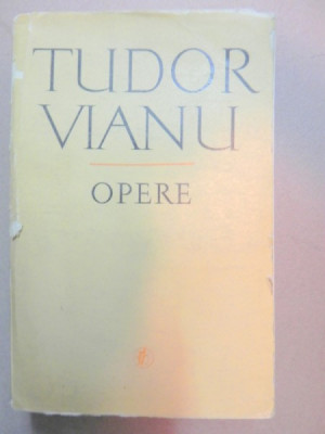 OPERE 7 - TUDOR VIANU BUCURESTI 1978 foto