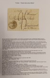 Scrisoare 1827 - Constantinopol-Francomont