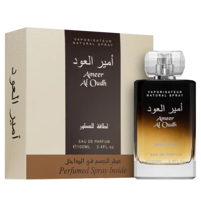 Ameer al Oud Apa de Parfum , Lattafa, Unisex - 100ml + Deodorant 50ml