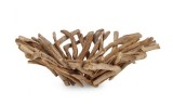 Cumpara ieftin Bol decorativ lemn maro 60x18 cm