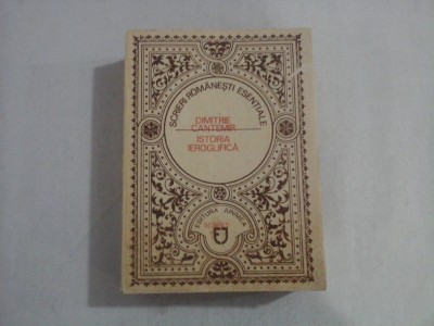 ISTORIA IEROGLIFICA - DIMITRIE CANTEMIR foto