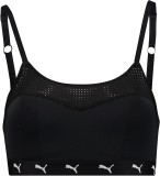 Cumpara ieftin Bustiera sport pentru femei PUMA, opac, negru, XL - OUTLET