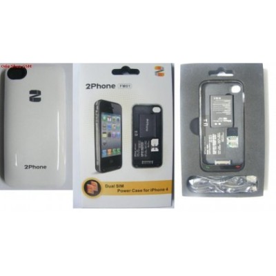 Baterie Externa iPhone 4 FM-01 Dual SIM ALB foto