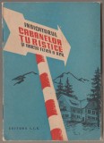 Indicatorul cabanelor turistice si harta fizica a RPR, 1958