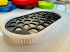Sapuniera 3D, model Wave, Alb Negru, Oem