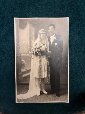 Fotografie tip carte postala -Nunta foto