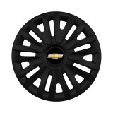 Set 4 capace roti 14 inchi (R14) compatibile CHEVROLET, Model 217 Black