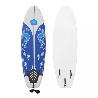 vidaXL Placă de surf 170 cm, albastru foto