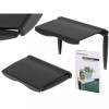 Etajera TV/Monitor AVEX ABS, Reglabila, 15.5 x 11.5 cm, Suport Router, Telecomanda, Decodor, Negru