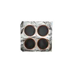Set 4 petice vulcanizare rotunde 108mm pentru camere aer Maruni