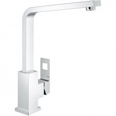 Baterie bucatarie Grohe Eurocube, monocomanda, 1/2, cartus ceramic, pipa inalta, pivotanta 360, aerator, crom