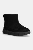 Sorel cizme de zapada din piele intoarsa SOREL EXPLORER III SLIP culoarea negru, 2077971010