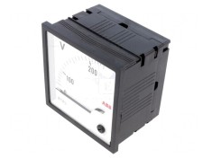 Voltmetru pe panou 0-250V 96x96mm