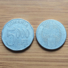 Moneda Romania Lot 2 monede anul 2002