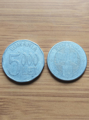 Moneda Romania Lot 2 monede anul 2002 foto