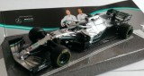 Macheta Mercedes AMG W10 Lewis Hamilton Campion Formula 1 2019 - Bburago 1/43 F1, 1:43, Hot Wheels