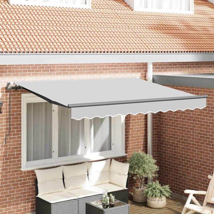 Cadru de copertină Antracit 3 x 2 m Metal