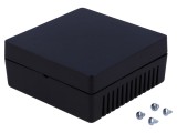 Carcasă ABS neagră pentru alarmă 85x85x35.5mm