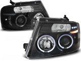 Kit de faruri tuning cu ochi de &icirc;nger halogeni potrivit pentru Ford F150 MK 11 2004-2008, stanga si dreapta Performance AutoTuning