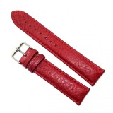 Curea de ceas din piele naturala anti-alergica Rosie 18mm 20mm 22mm 24mm C3059-7D22, Time Veranda