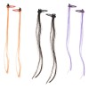 Set Clame Păr, Halloween, șuvițe Colorate, 30cm, 6 Bucăți, Multicolor, Oem