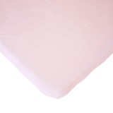 Cearsaf Saltea 75x95 cm Childhome Tricot Roz Bumbac Elastic Protectie Saltea Copii Bebe