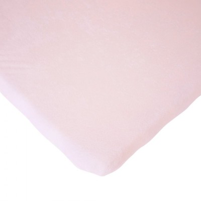 Cearsaf saltea 75x95 cm Childhome, Tricot Roz foto