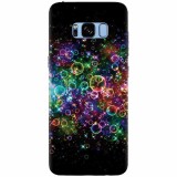 Husa silicon pentru Samsung S8, Rainbow Colored Soap Bubbles