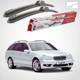 Cumpara ieftin Ștergătoare Mercedes-Benz Clasa C S203 T-Model 2001-2003 | Set Față Flat &ndash; TeamCar&reg;