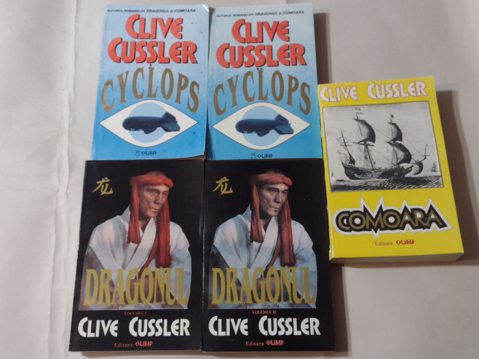 CLIVE CUSSLER - COMOARA + DRAGONUL + CYCLOPS