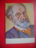 HOPCT 14928 AUTOPORTRET -- THEODOR PALLADY [ 1871-1956] -- CP PICTURA - -NECIRCULATA