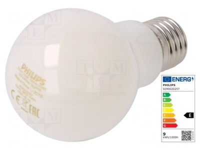 Lampă LED E27 8.5W 2700K Alb Cald foto