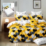 LENJERIE FINET 6 PIESE CU HUSĂ &ndash; 160&times;200 ȘI 180&times;200 (HF6P195) - 160x200