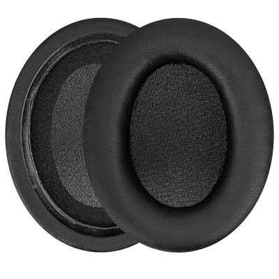 Set 2 bureti Edman pentru casti HyperX Cloud III 3 / II 2 Gaming, Over-Ear, Piele ecologica, Negru foto