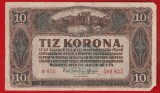 (1) BANCNOTA UNGARIA - 10 KORONA / 10 COROANE 1920 (1 IANUARIE), SCRIS SI IN ROMANA