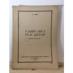 V. S. Lebedev - Fabricarea Placajelor