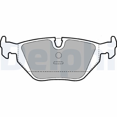 DELPHI LP907 set placute frana,frana disc foto