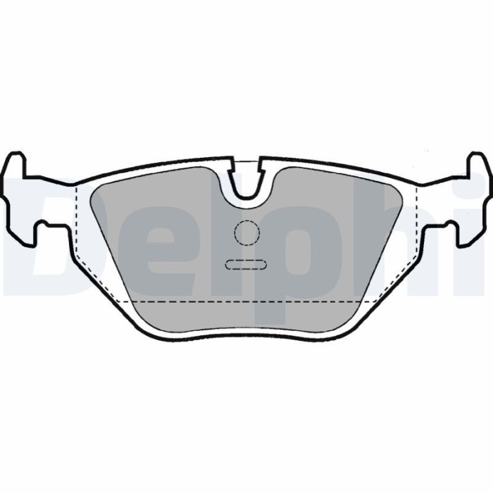 DELPHI LP907 set placute frana,frana disc