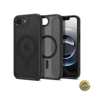 Husa MagSafe pentru Apple iPhone 16e Spigen Ultra Hybrid Neagra foto