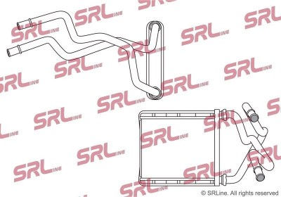 Radiator incalzire habitaclu Mazda Cx-3 15-, motor: 1.5 D, 1.8 Skyactiv-D, 2.0, 180x144x26, SRLine, miez si rezervor din aluminiu brazat, DD2F61A10 foto