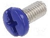 Surub M3, alama, lungime 6mm, cap rotund, pas filet 0.5, KEYSTONE - 9191-5 foto