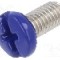Surub M3, alama, lungime 6mm, cap rotund, pas filet 0.5, KEYSTONE - 9191-5