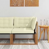 vidaXL Canapea colțar Lemn Solid de Acacia natural 900637
