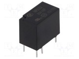 Releu electromagnetic SPDT 24VDC 2A 0,5A/125VAC PCB HONGFA RELAY
