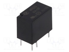 Releu electromagnetic SPDT 24VDC 2A 0,5A/125VAC PCB HONGFA RELAY