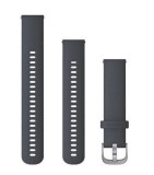 GARMIN ERSATZARMBAND SILIKON BLAU/SILBER SCHNALLE 010-12932-10 GARMIN