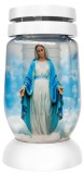 Candela funerara Bolsius cu Maria 3D, 22 cm, rezerva 36 ore