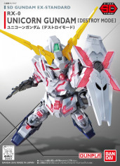 SD Gundam EX Standard Unicorn Gundam (Destroy Mode) foto